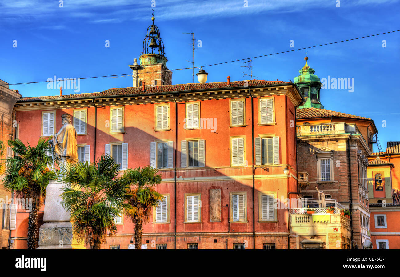 Giuseppe Garibaldi-Platz in Ravenna - Italien Stockfoto