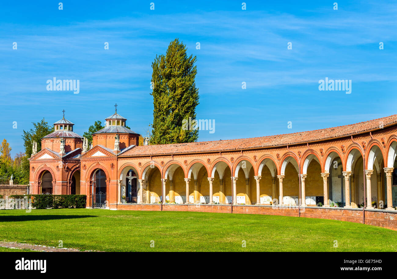 Die monumentalen Friedhof Certosa - Ferrara, Italien Stockfoto
