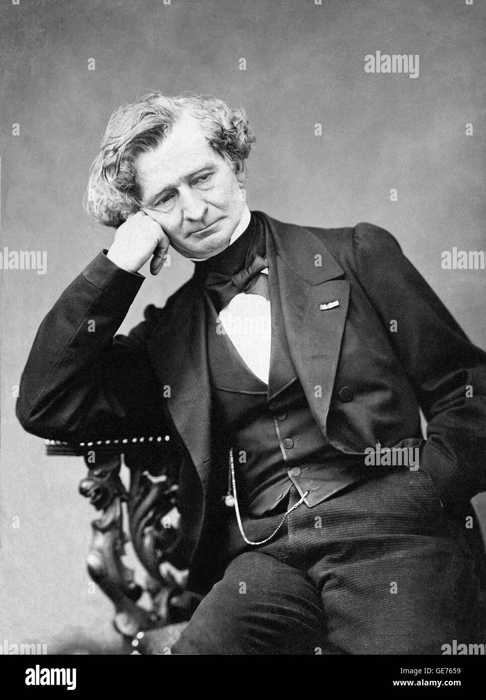 HECTOR BERLIOZ (1803-1869) französische Romantik. Foto Pierre Petit über 1863 Stockfoto