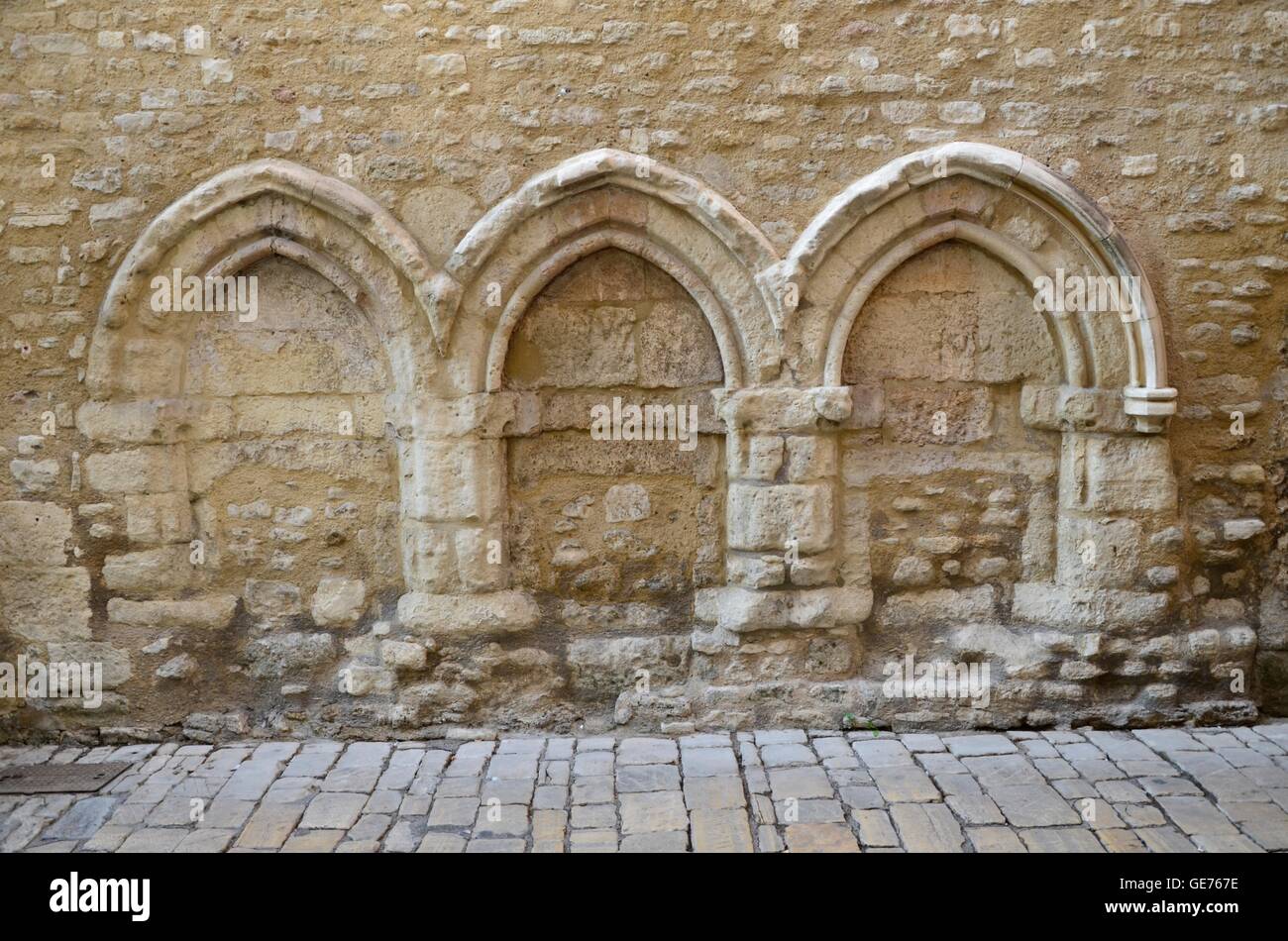 Spitzbögen, Apt Stockfoto