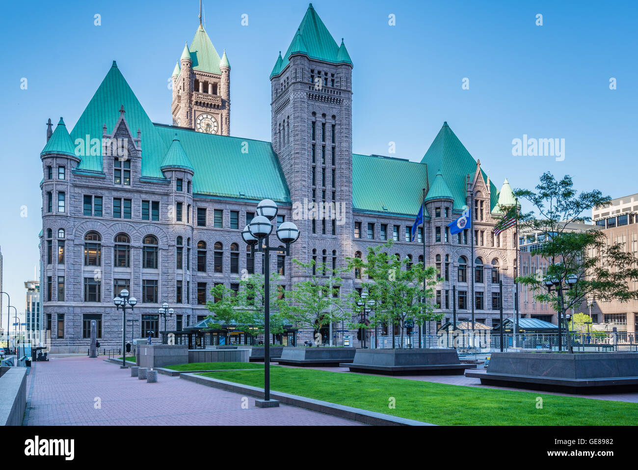Hennepin County Government Building 2016 Stockfoto