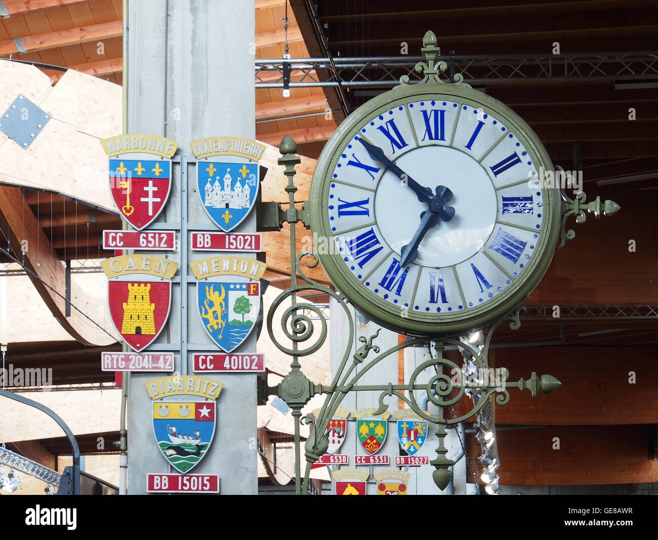 Ancienne Horloge de Gare Foto 1 Stockfotografie Alamy