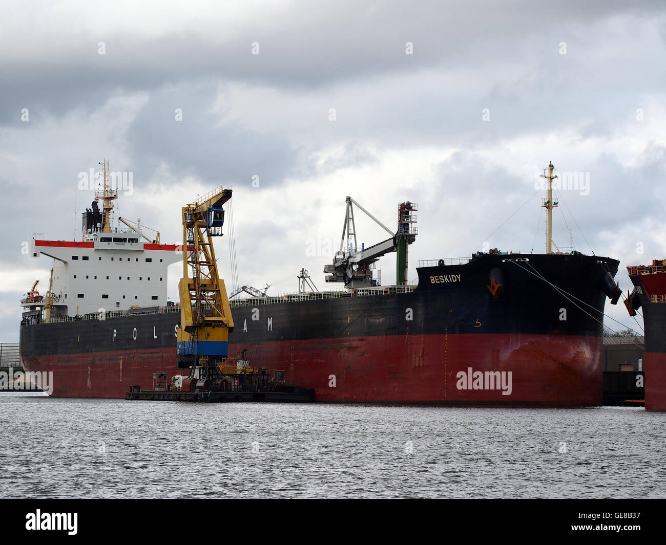 Beskiden (Schiff, 2013) IMO 9582958 Hafen von Amsterdam Stockfoto