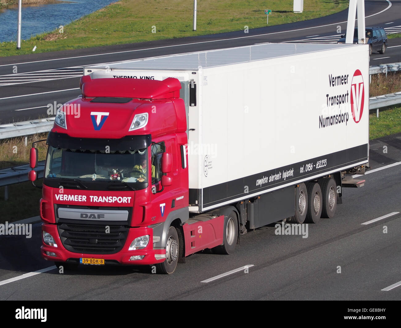 DAF CF, Vermeer Transport Numansdorp Stockfoto