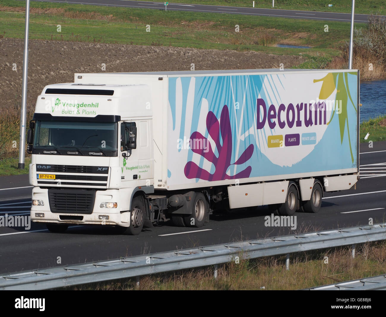 DAF FX, Vreugdenhill, Anstand Stockfoto