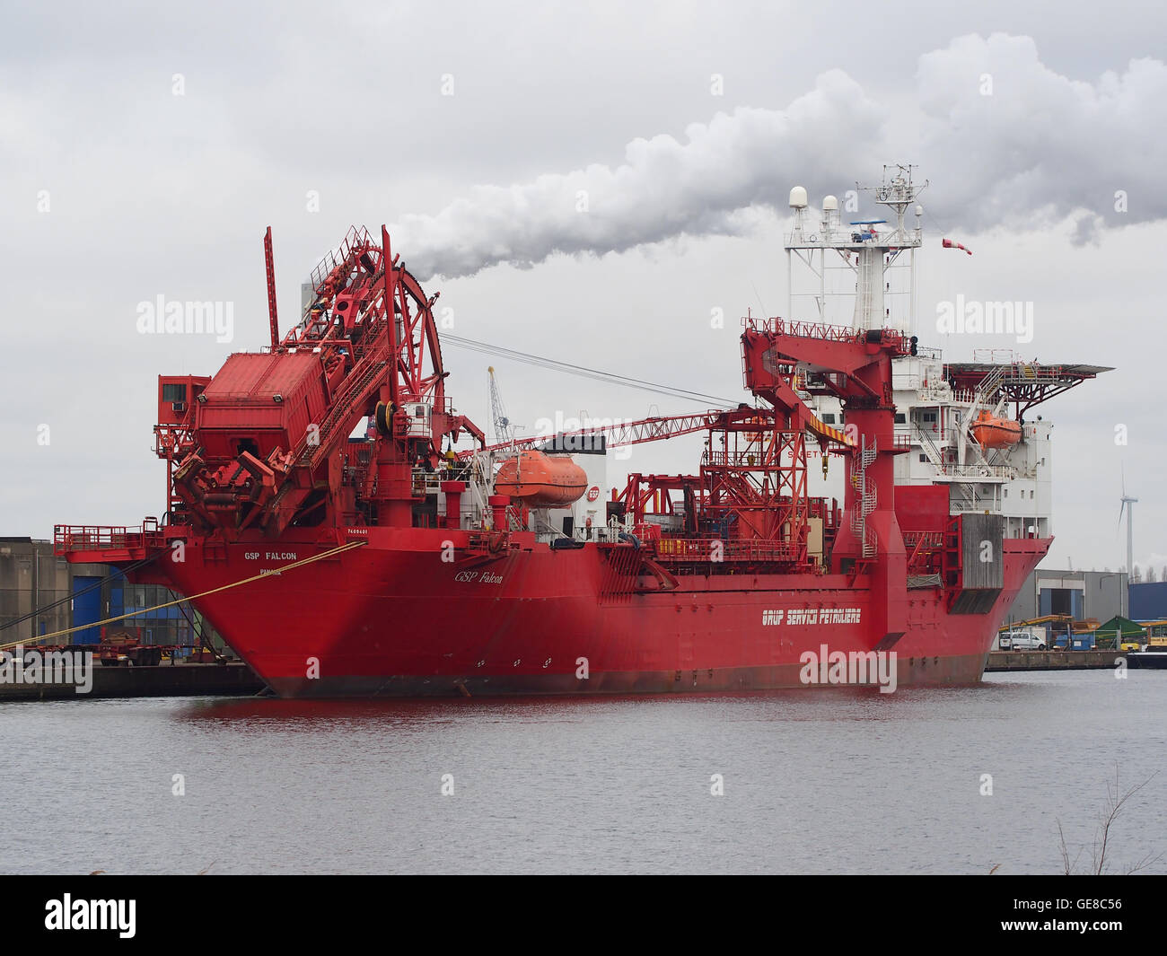 APS-Falcon (Schiff, 1976) IMO 7409401 Hafen von Amsterdam pic2 Stockfoto