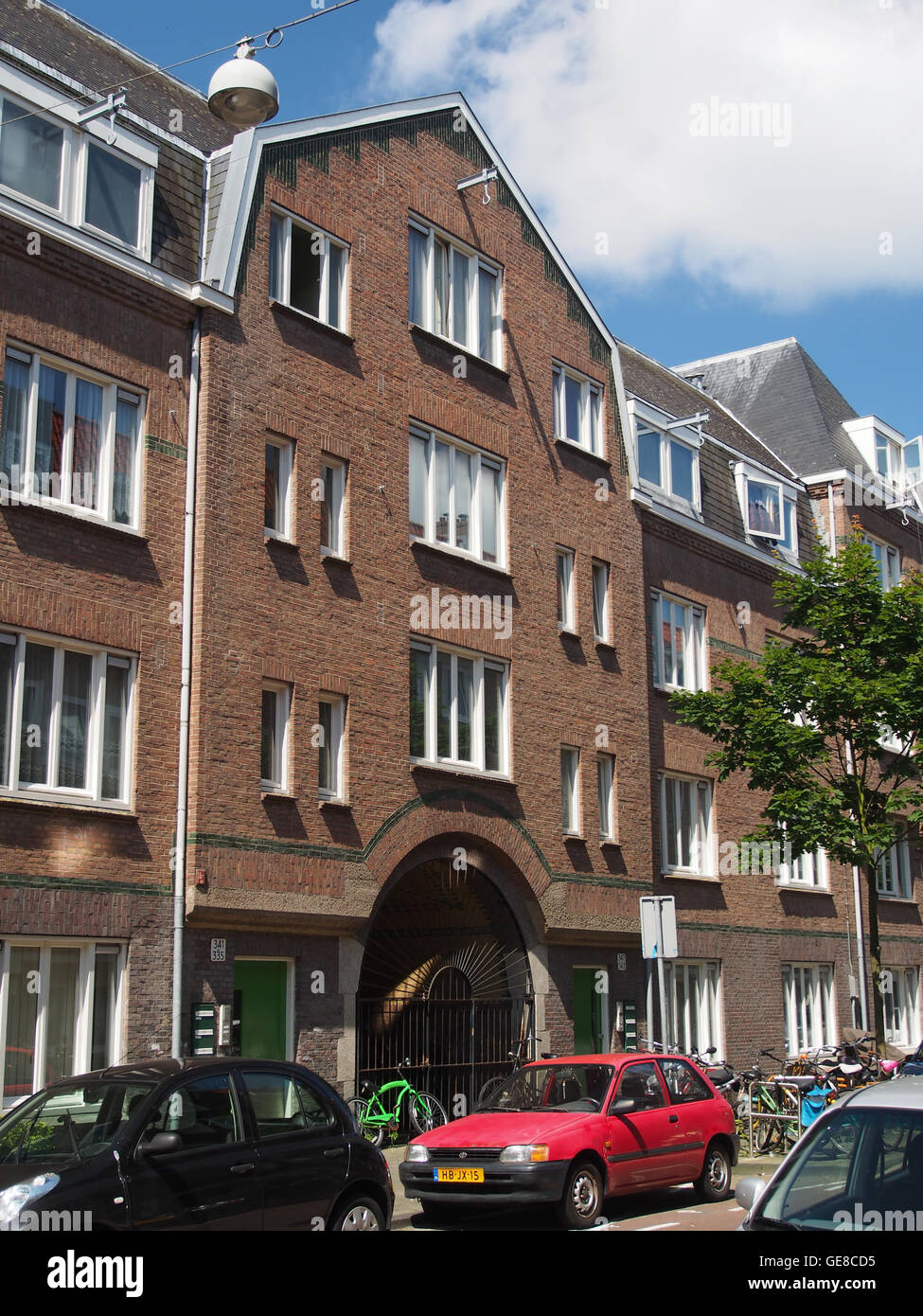 Houtrijkstraat 335-347 pic2 Stockfoto