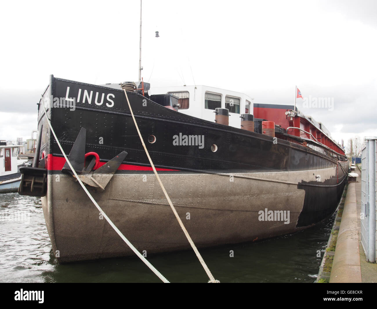 Linus (Schiff, 1912) ENI 02308122 Hafen von Amsterdam Stockfoto