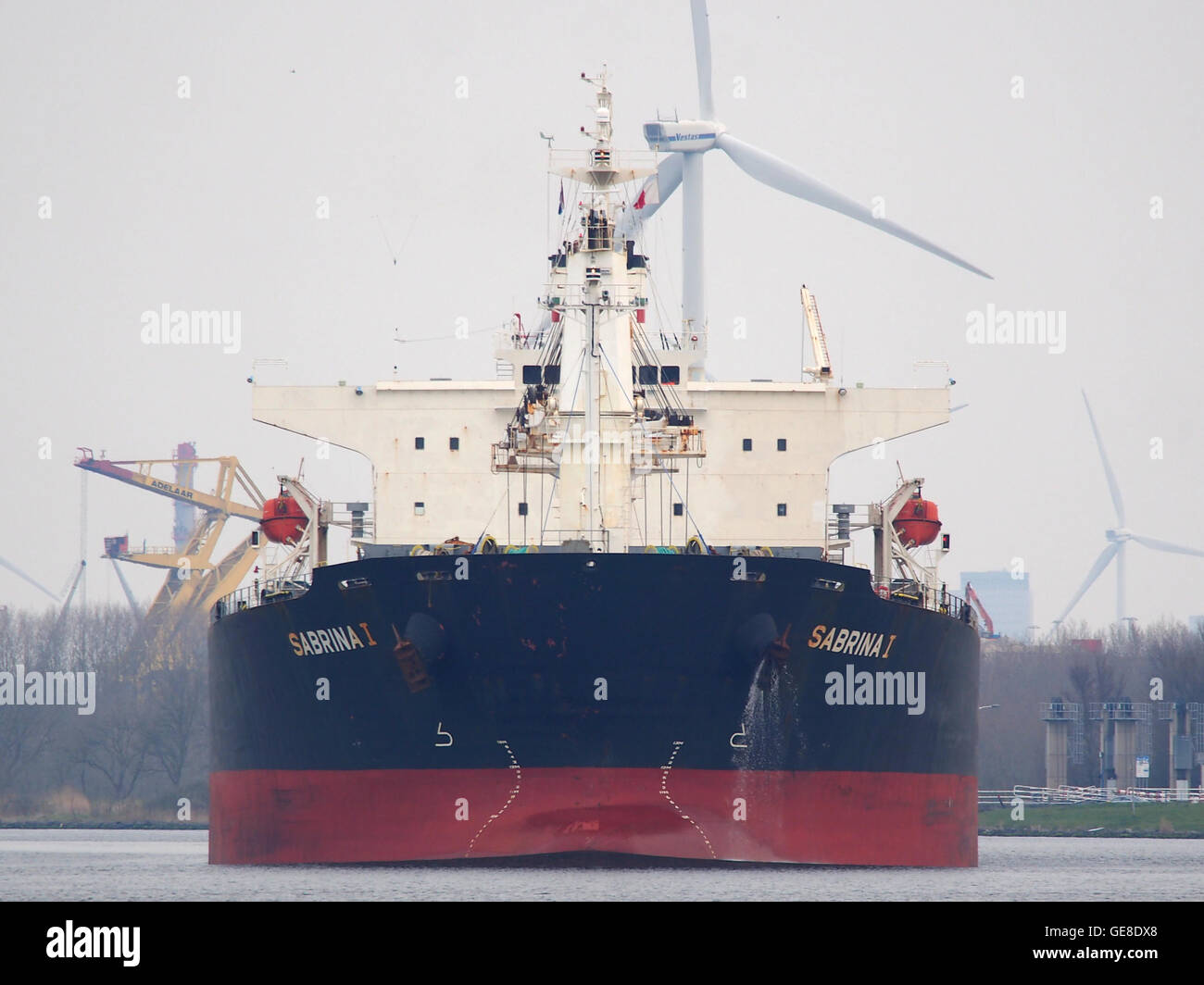 Sabrina ich (Schiff, 2005) IMO 9274927, Noordzeekanaal, Hafen von Amsterdam pic1 Stockfoto