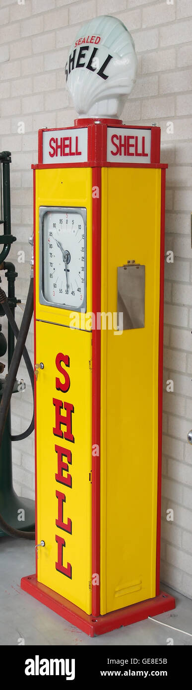 Versiegelten Schale Benzinepomp pic5 Stockfoto