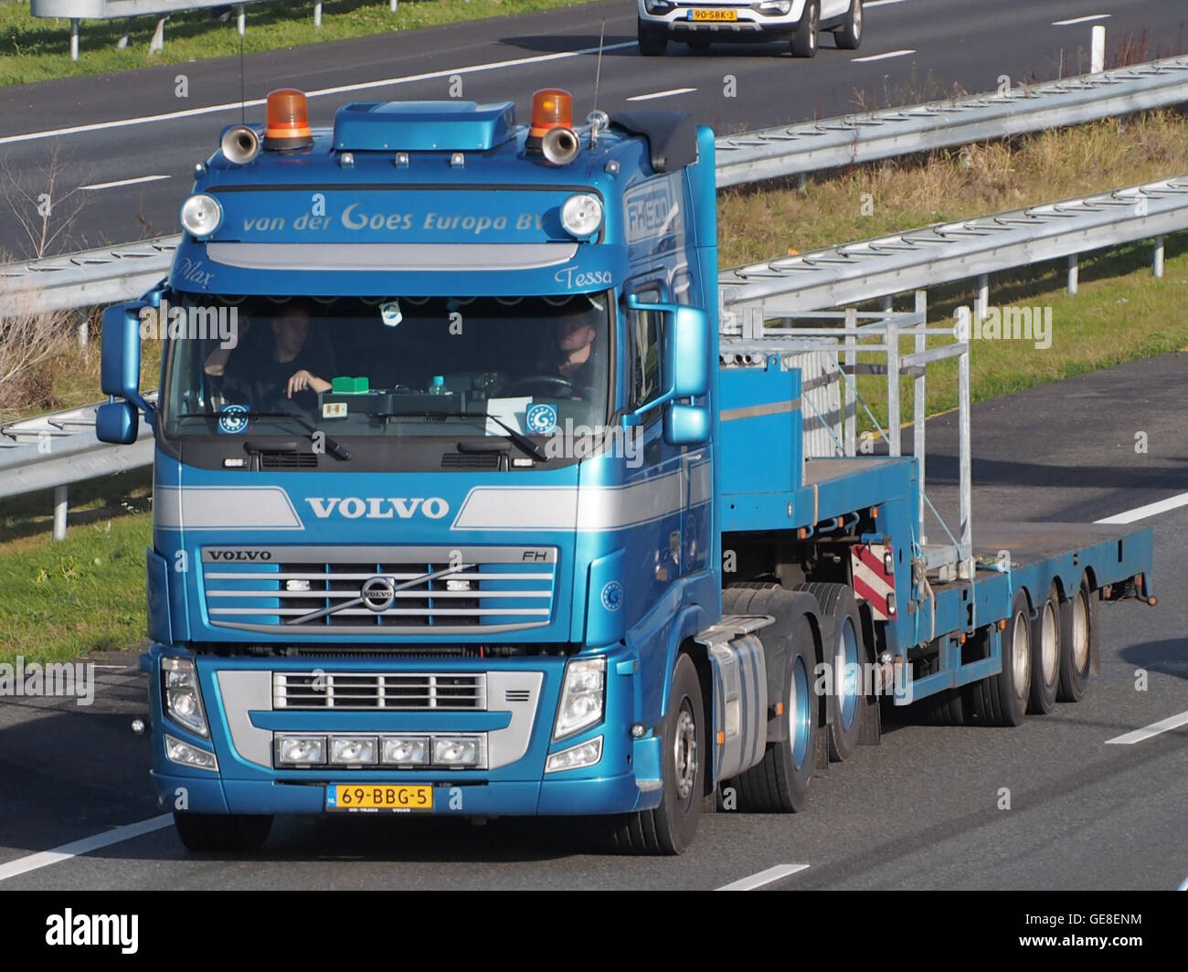 Volvo FH, van der Goes Europa bv Stockfoto