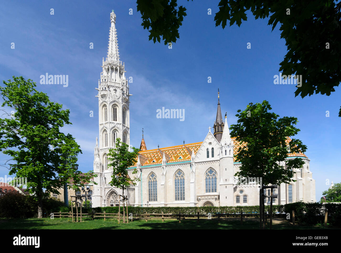 Budapest: Matthias Kirche, Ungarn, Budapest Stockfoto