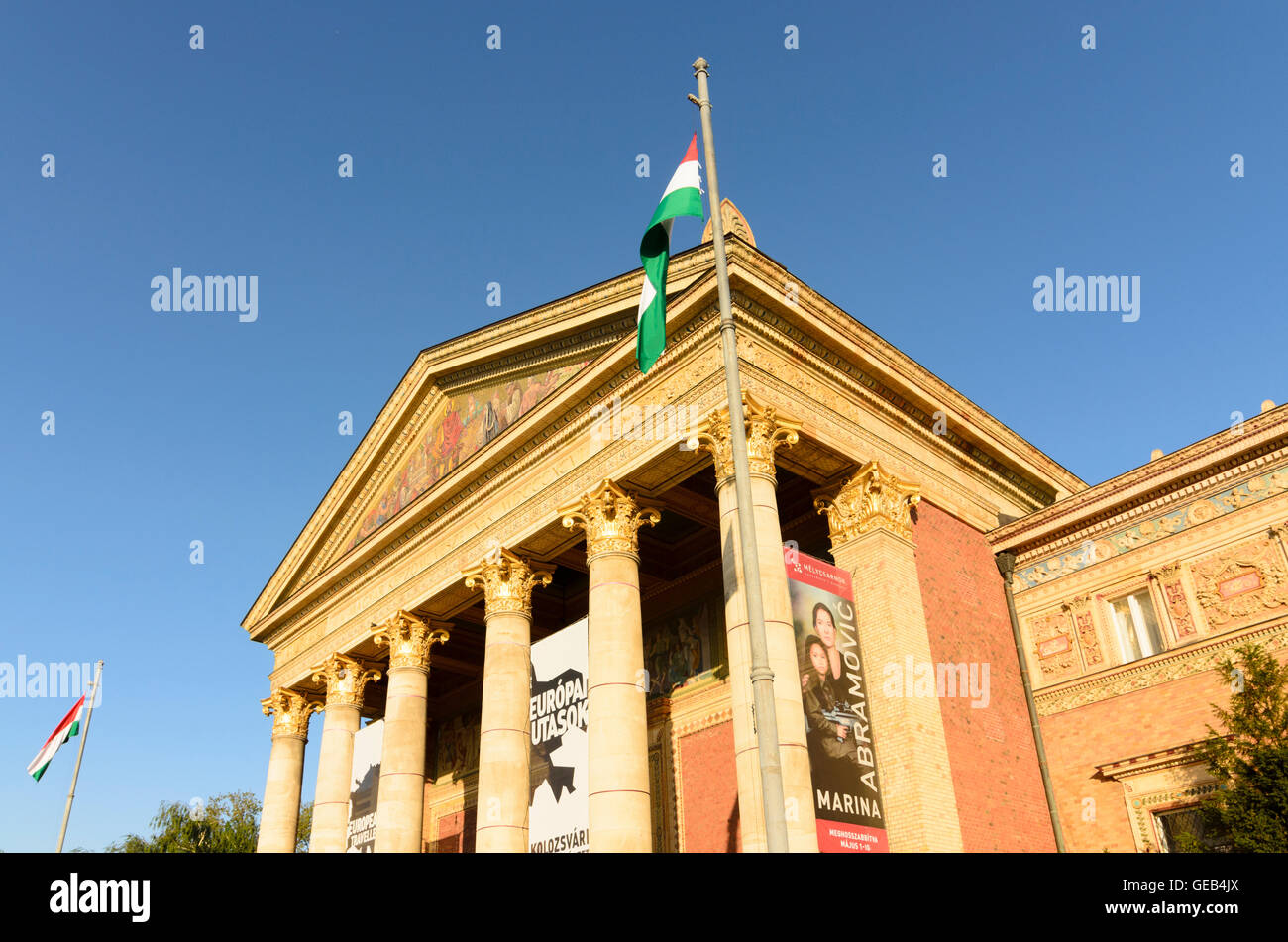 Budapest: Kunstzentrum am Heldenplatz (Hösök Tere), Ungarn, Budapest, Stockfoto