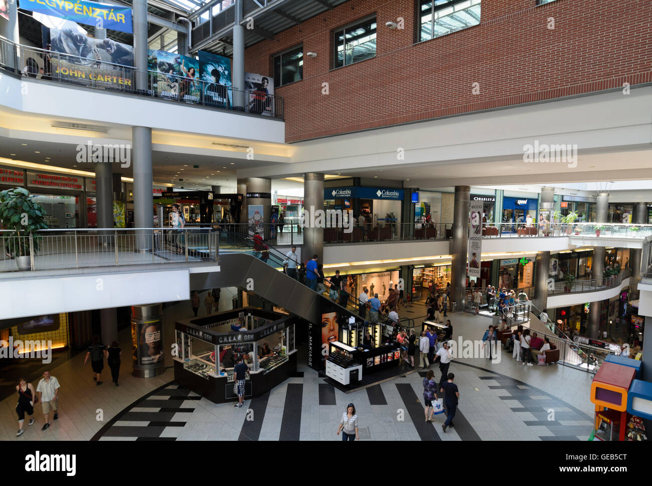 Budapest: Einkaufszentrum Westend City Center, Ungarn, Budapest, Stockfoto