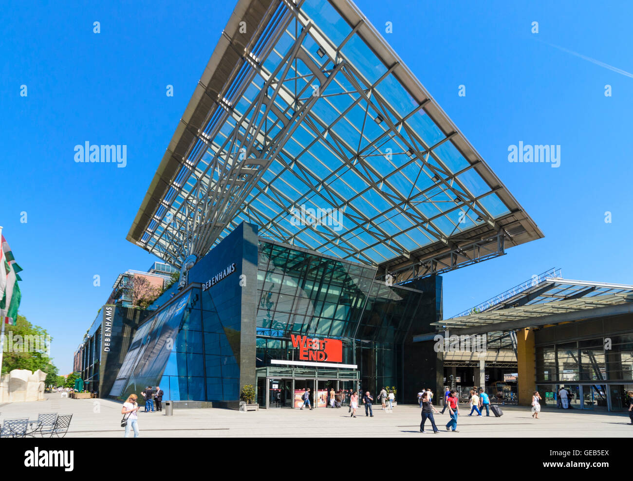 Budapest: Einkaufszentrum Westend City Center, Ungarn, Budapest, Stockfoto