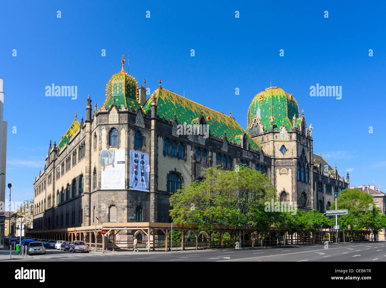 Budapest: Museum of Decorative Arts Art Industrie-, Ungarn, Budapest  Stockfotografie - Alamy