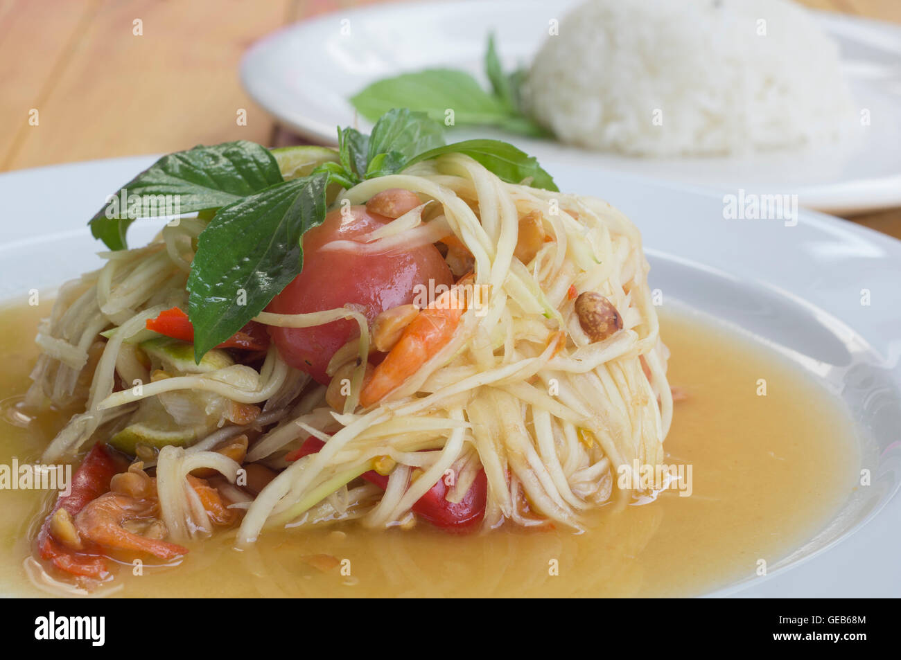 Diät-Restaurant traditionelle Asien Gemüse thai Stockfoto