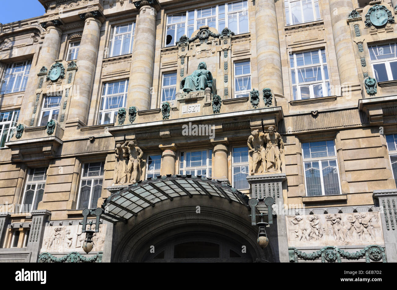 Budapest: Franz Liszt Akademie von Musik, Ungarn, Budapest, Stockfoto