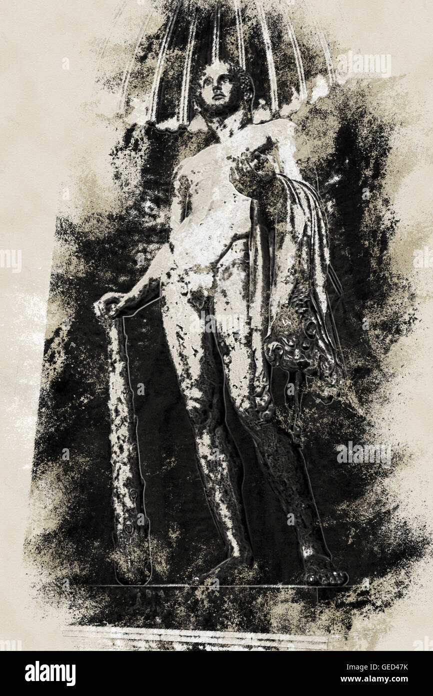 Hercules von Theater des Pompeius in den Vatikanischen Museen Stockfoto