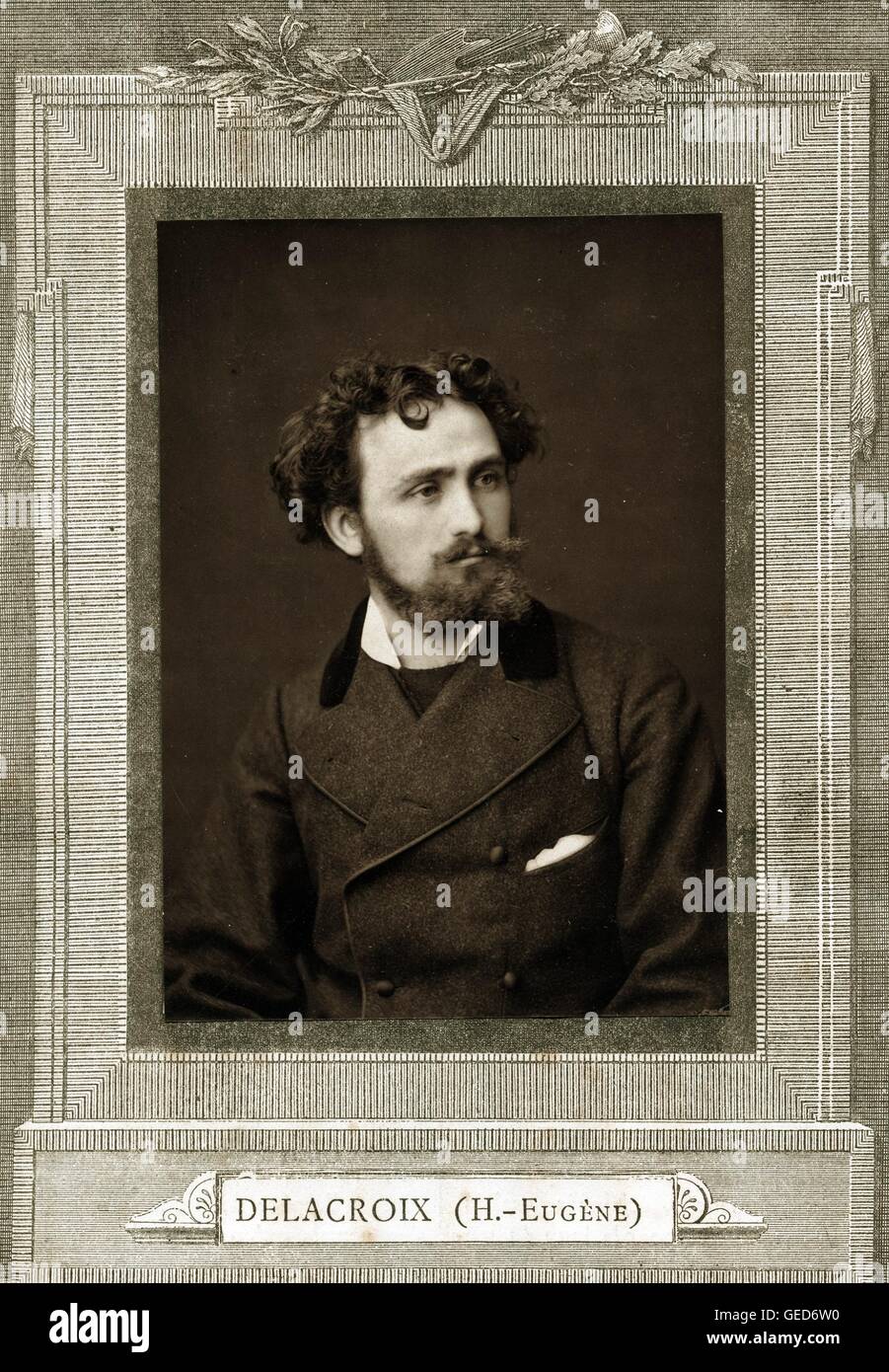 Henri-Eugène Delacroix, ca 1877 Stockfoto