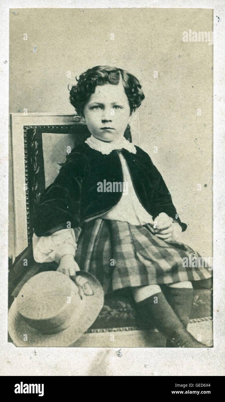 Prince Imperial, ca 1858 von André Adolphe Eugène Disdéri Stockfoto