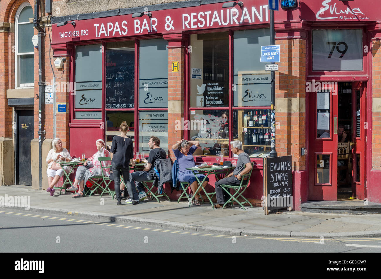 Street Scene, Northern Quarter, Manchester Stockfoto