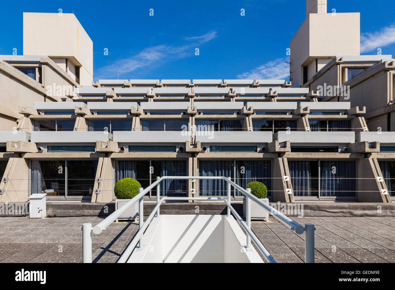 Neue Gericht (Yusuf Hamied Centre), Christi College der Universität Cambridge, Cambridge, England, Vereinigtes Königreich Stockfoto