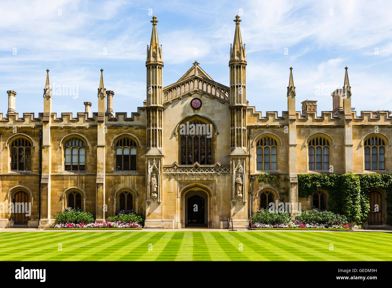 Corpus Christi College der Universität Cambridge, Cambridge, England, Vereinigtes Königreich Stockfoto