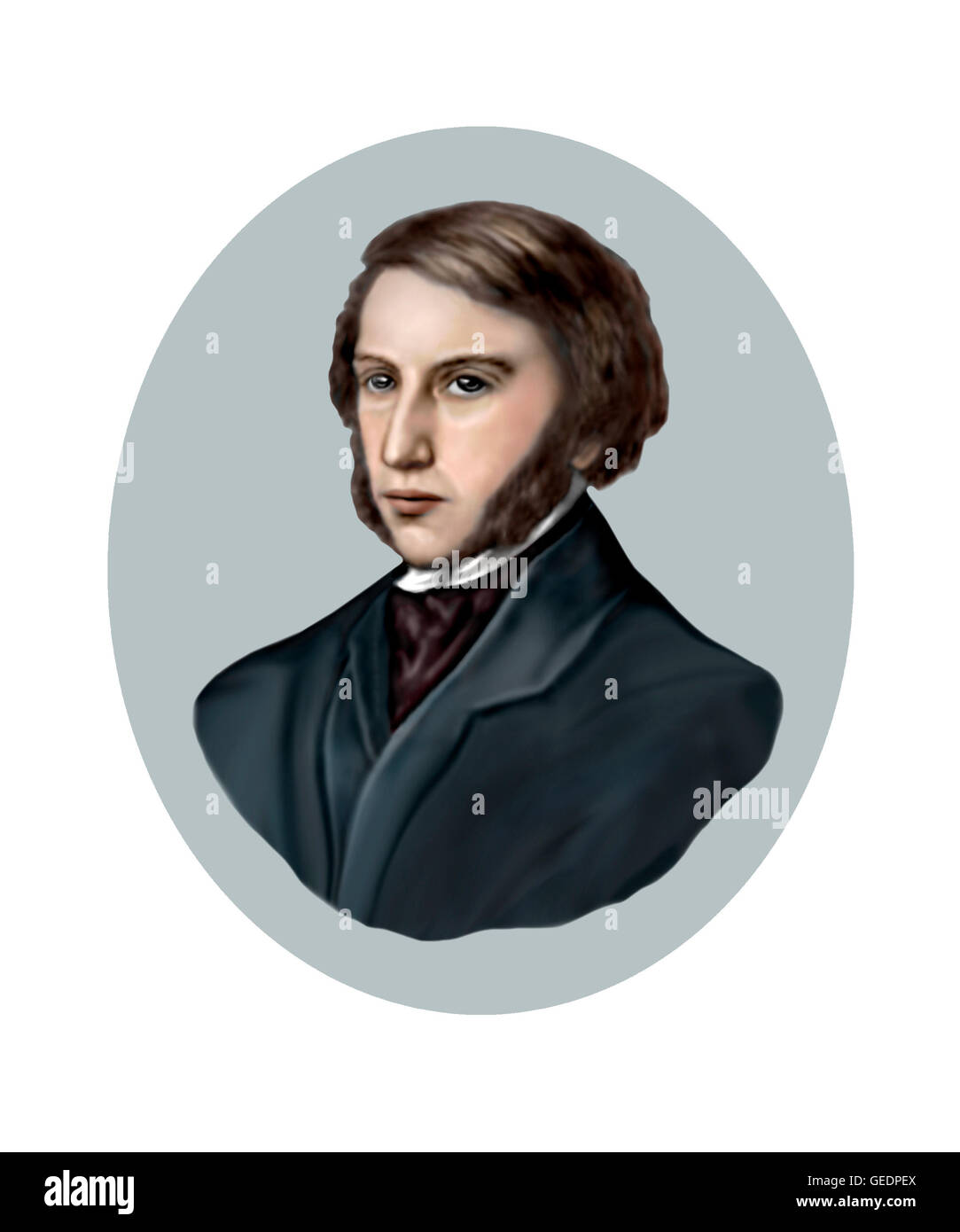 Ford Madox Brown, 1821-1893, Maler Stockfoto