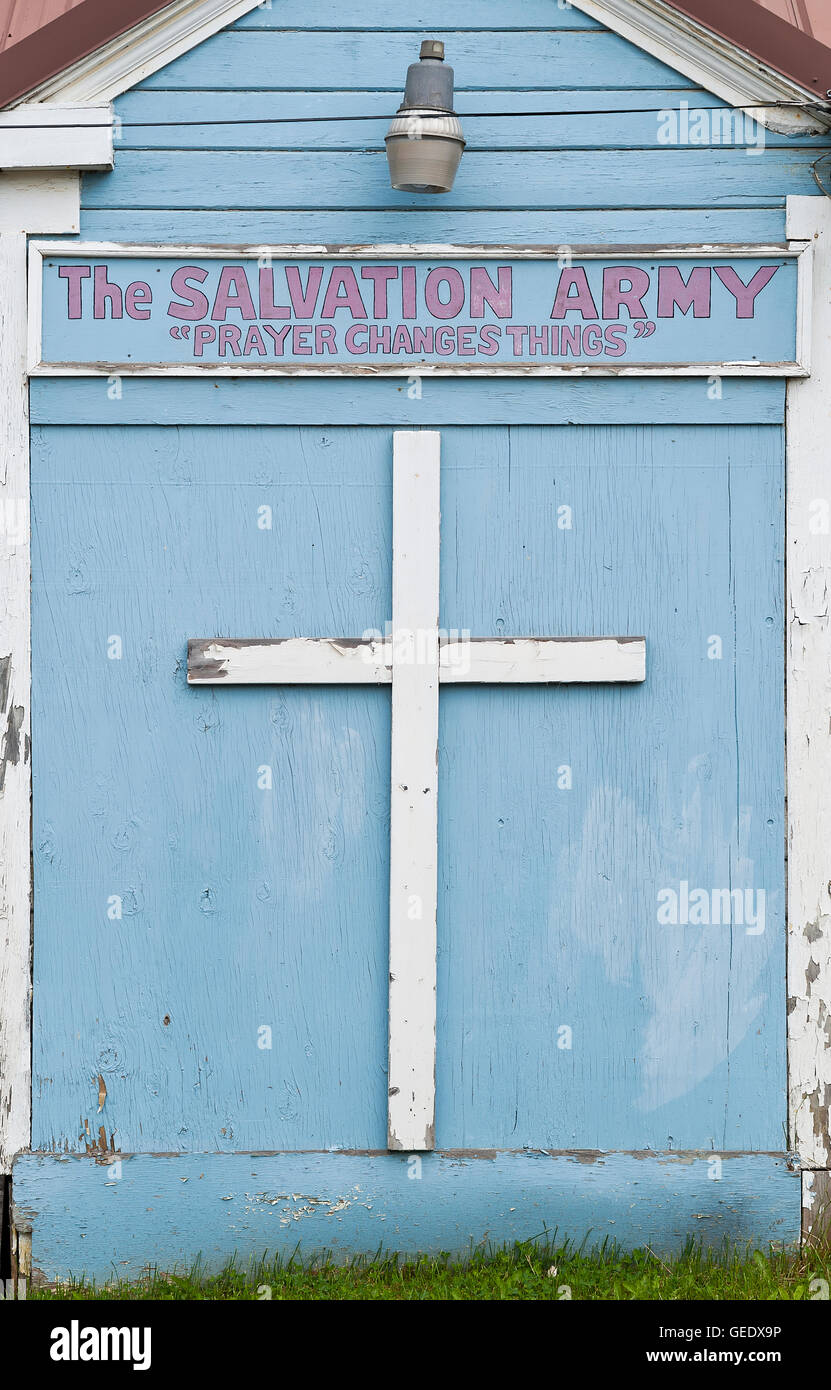 Salvation Army Kirche, Hoonah, Alaska, USA Stockfoto