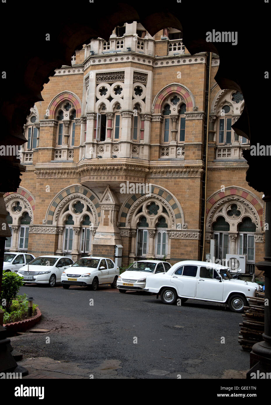 Das Bild der Architektur der CST-Station oder VT, Mumbai Indien Stockfoto