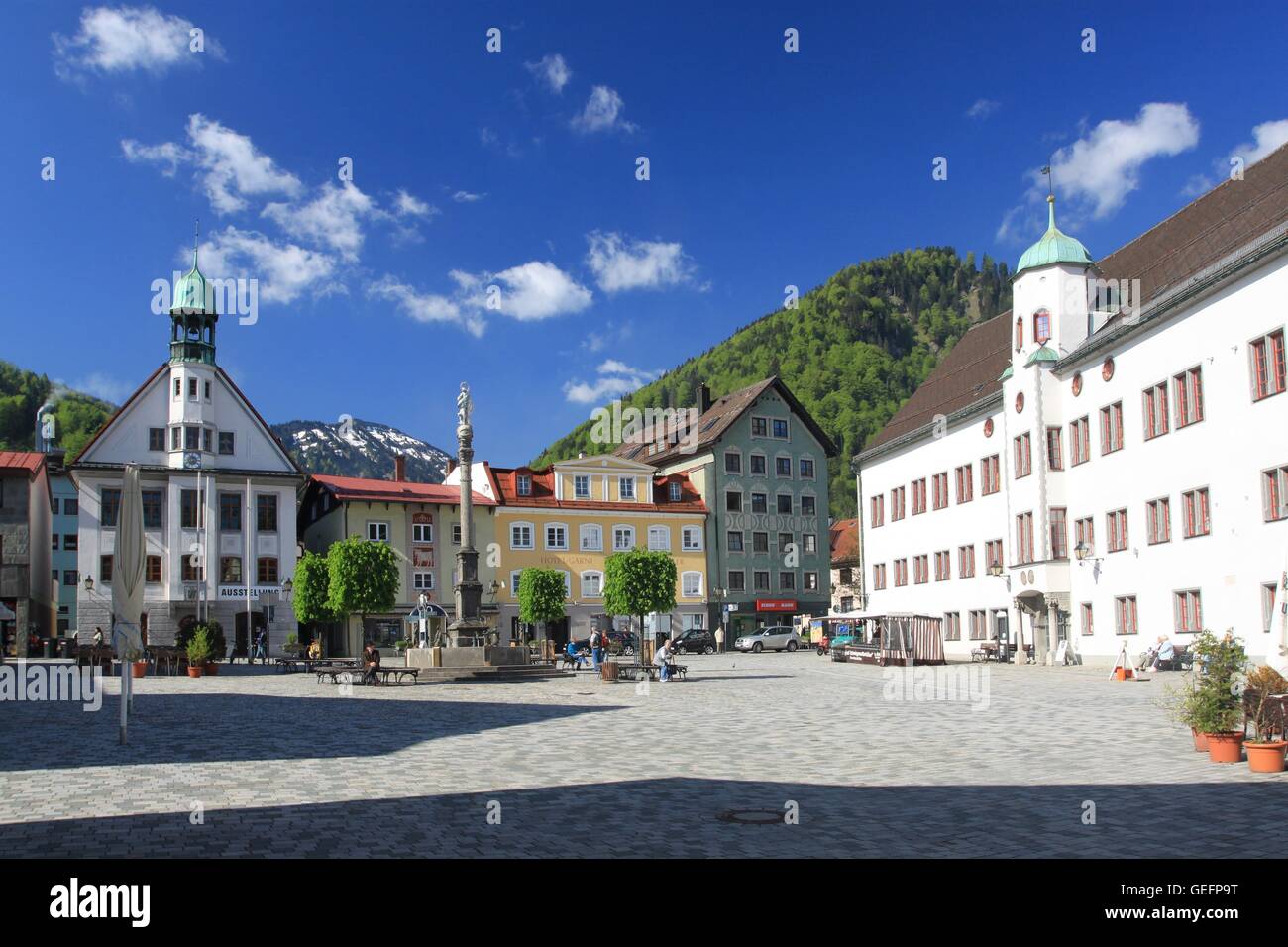 Marienplatz, Immenstadt Stockfoto