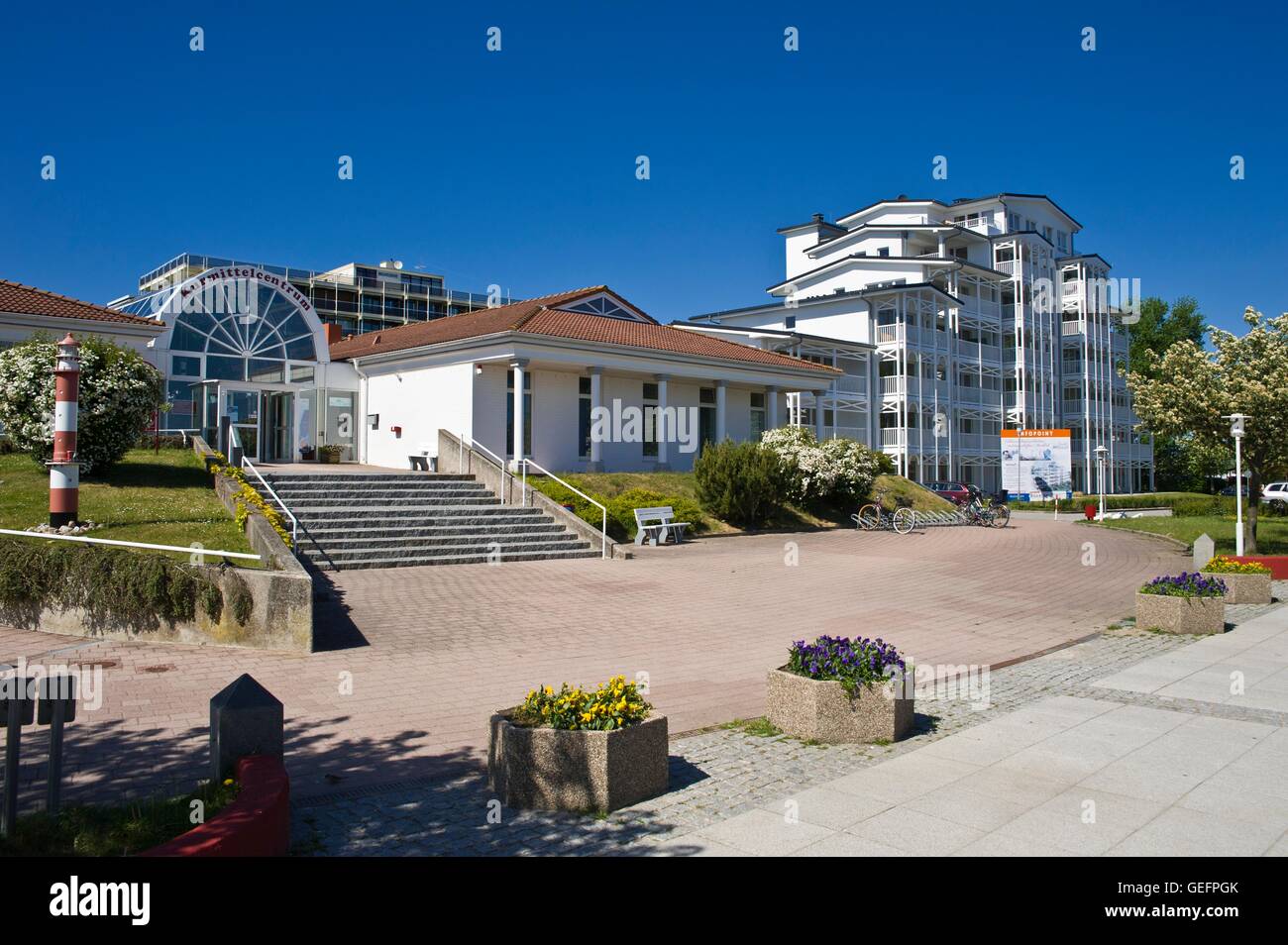 Spa-Service-Center, Grossenbrode Stockfoto