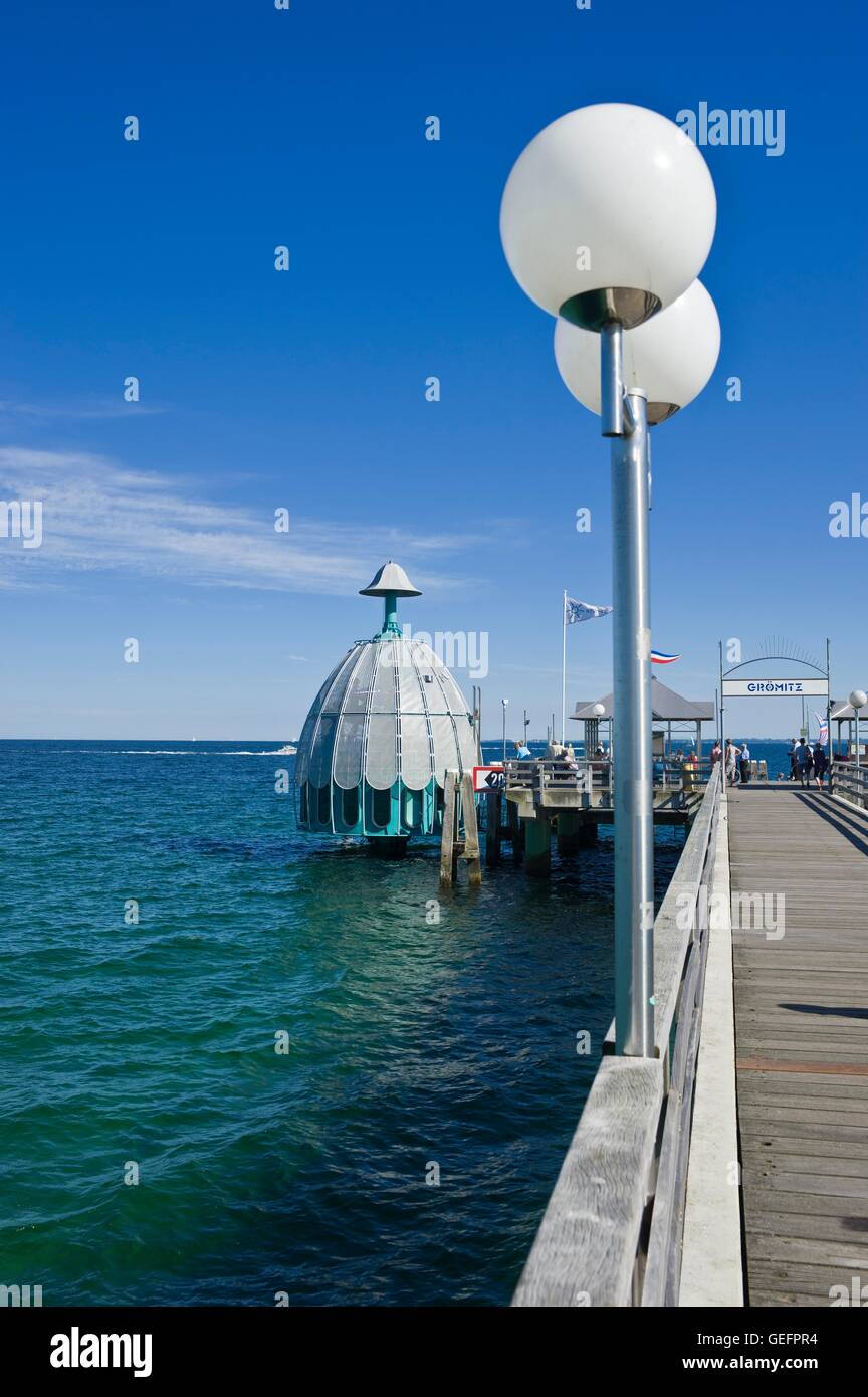 Pier, Ostseeheilbad Stockfoto