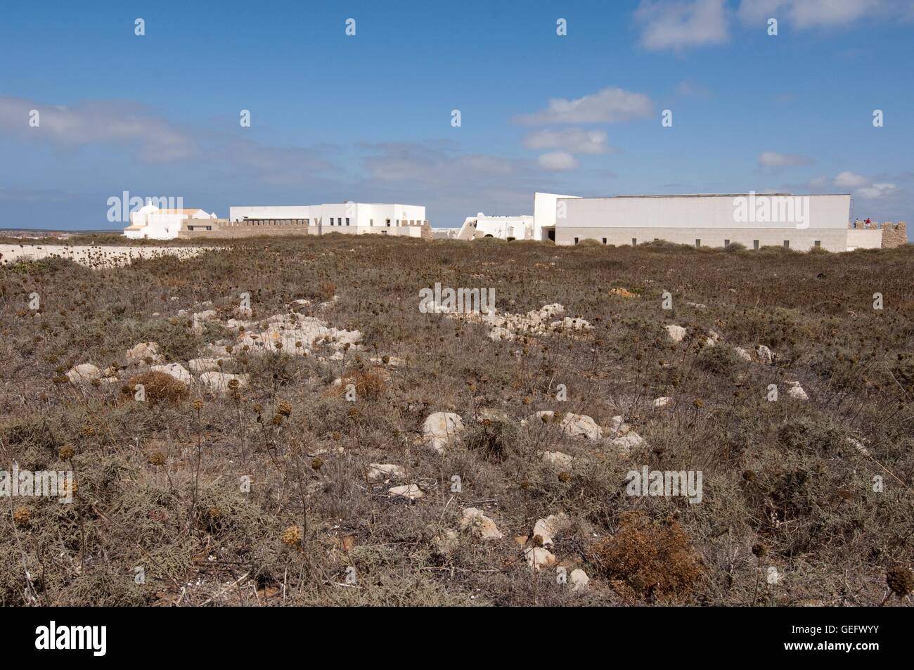 Cabo de Sao Vicente, Fort, Fortaleza, Sagres, Algarve Stockfoto