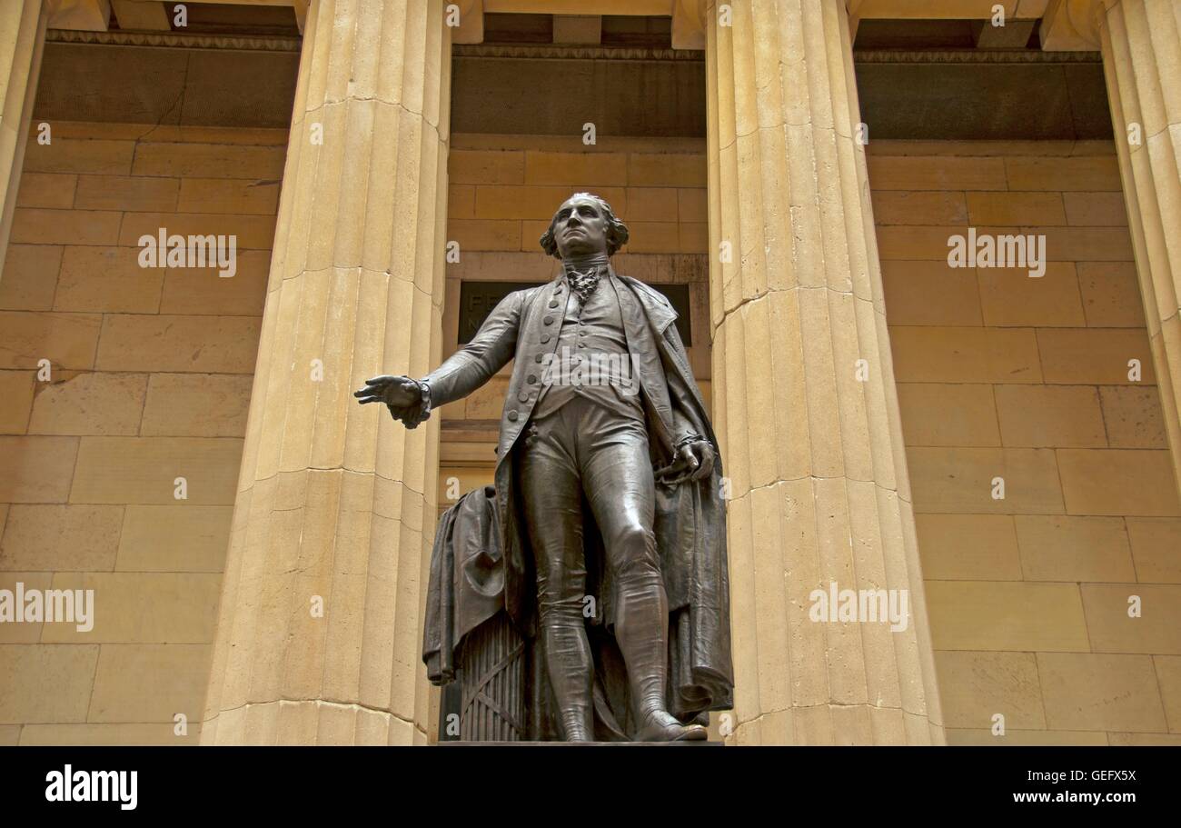George Washington Monument, New York City Stockfoto