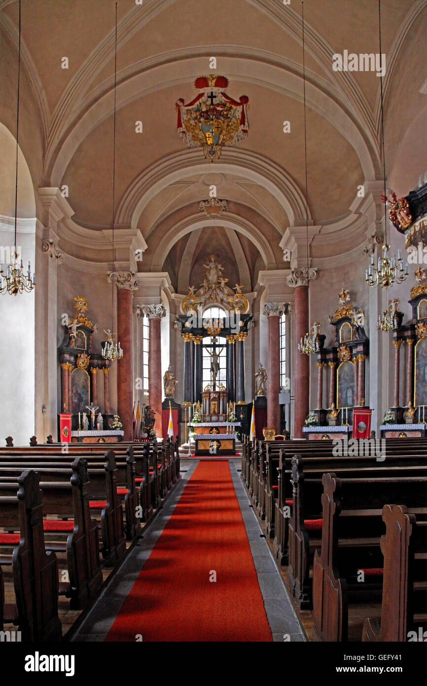 Kirche der Himmelfahrt der Jungfrau Maria, Zella Stockfoto