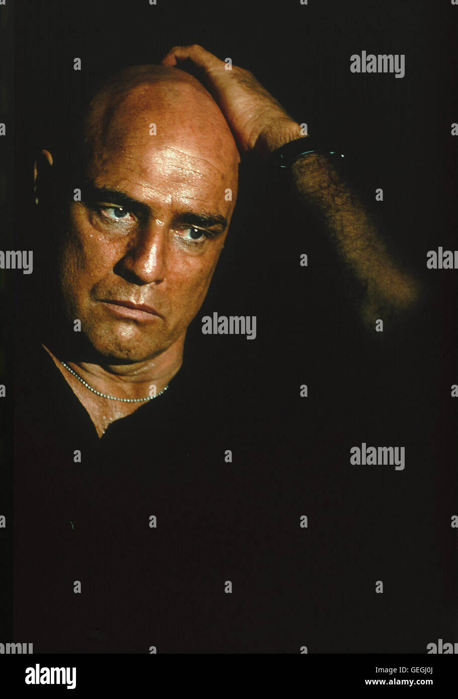 Marlon Brando Colonel Kurtz (Marlon Brando) *** lokalen Caption *** 2001, Apocalypse Now Redux, Apocalypse Now Redux Stockfoto