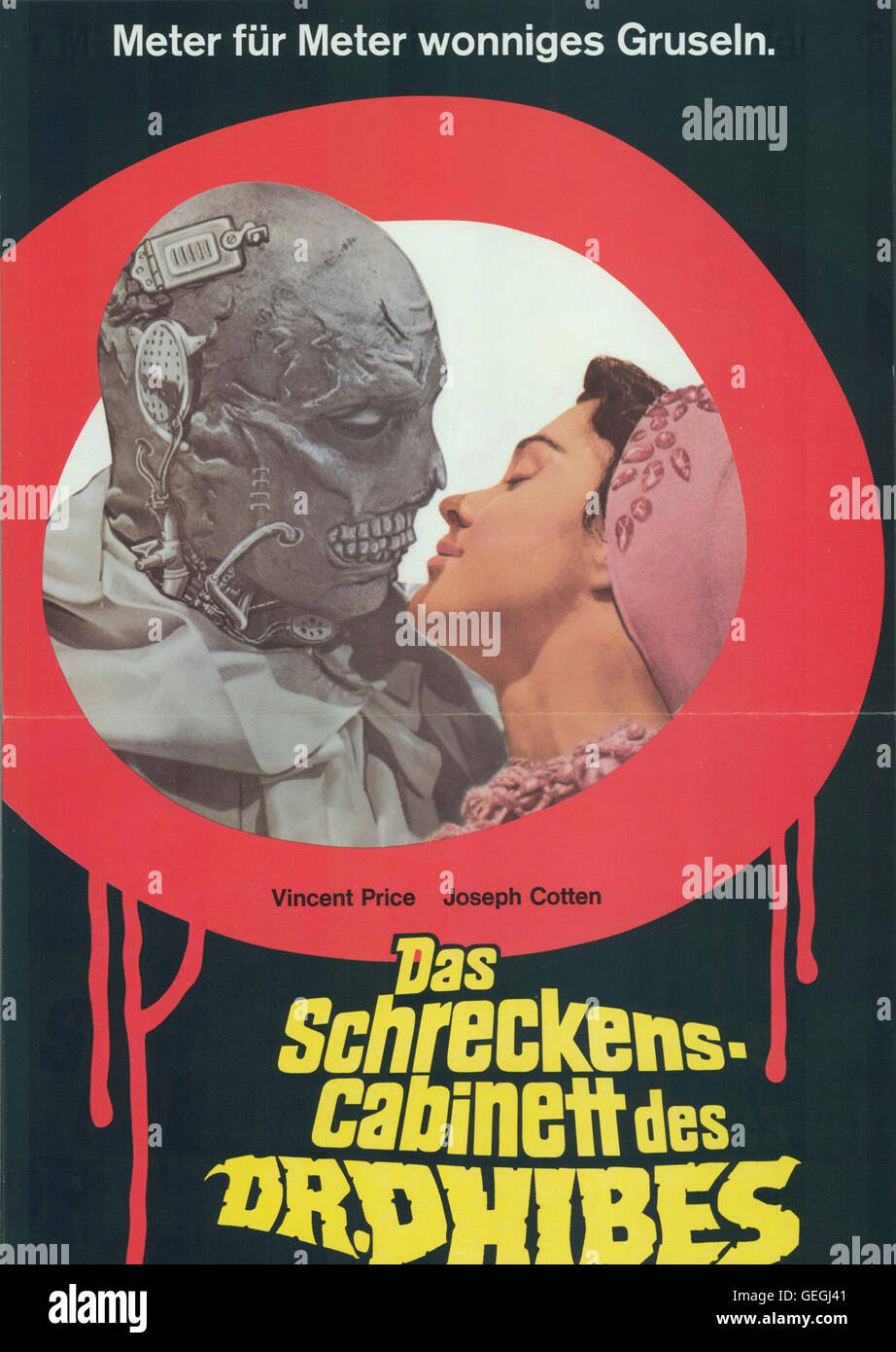 Szenenbild, Abominable Dr. Phibes, Das Schreckenskabinett Des Dr. Phibes Stockfoto