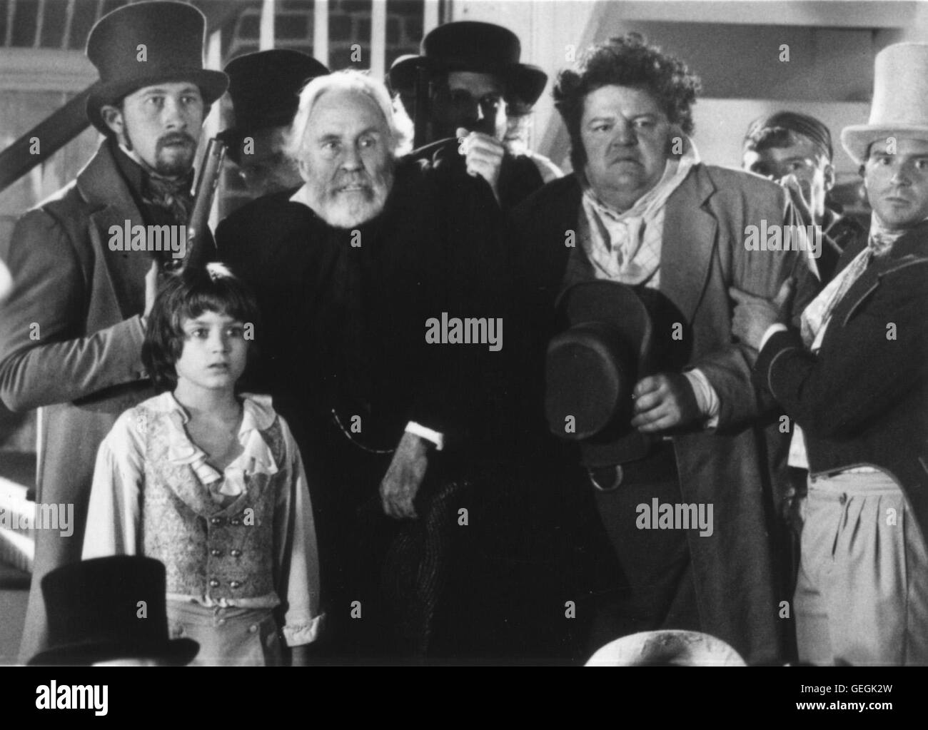 Szenenbild, die Abenteuer des Huck Finn, Die Abenteuer Von Huck Finn Stockfoto