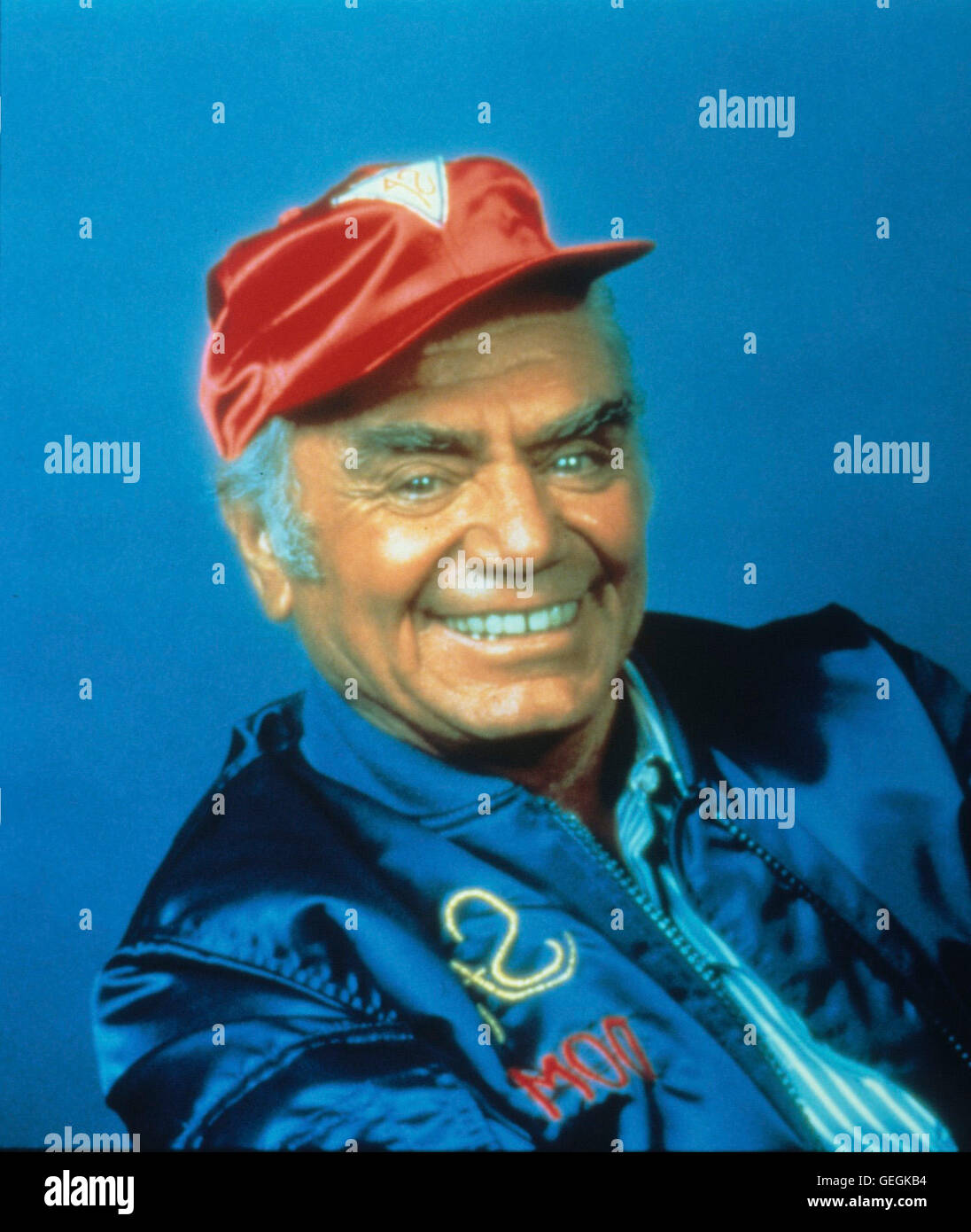 Ernest Borgnine, US-TV-Serie, 1984-1986, 1980er, 1980er Jahre, Airwolf, Fernsehen, TV, US-Serie, Porträt, Serie, Airwolf Stockfoto