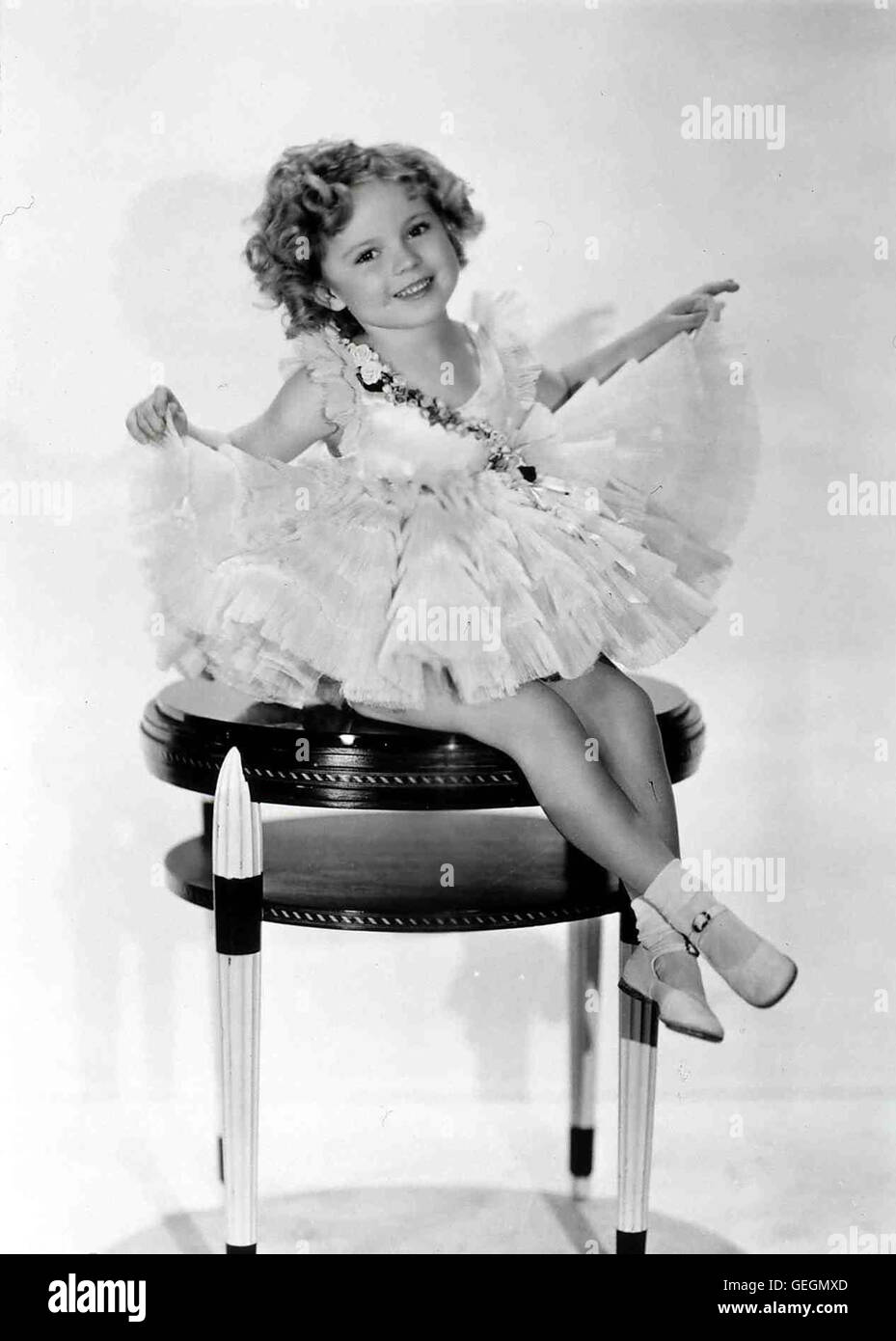 Shirley Temple *** lokalen Caption *** 1934, 1930er, 1930er Jahre, Film, Filmstar, Art, Kinderstar, Kleines Mädchen, Mädchen, Kind, kleines Mädchen, Porträt, Baby, Take A Bow Stockfoto
