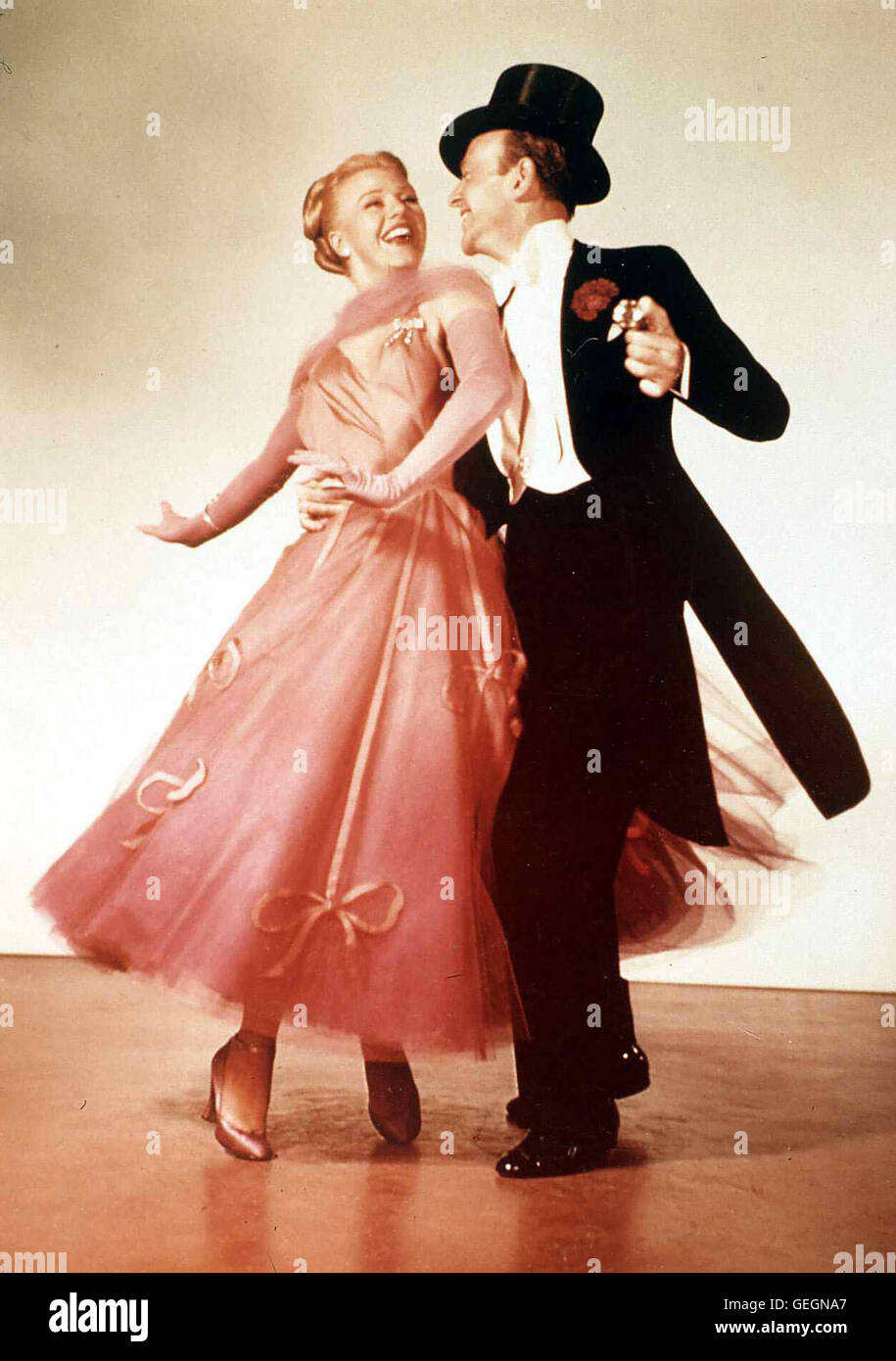 Ginger Rogers, Fred Astaire Dinah (Ginger Rogers) Und Josh Barkley (Fred Astaire) Sind Partner, Auf der Buehne Wie Im Leben. Lokalen Caption *** 1949 letztmals am Broadway, die, Taenzer Vom Broadway Stockfoto