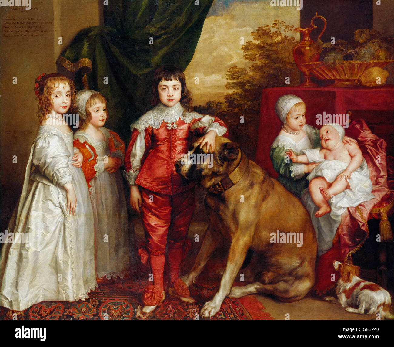 Anthony van Dyck - fünf ältesten Kinder von Charles ich Stockfoto