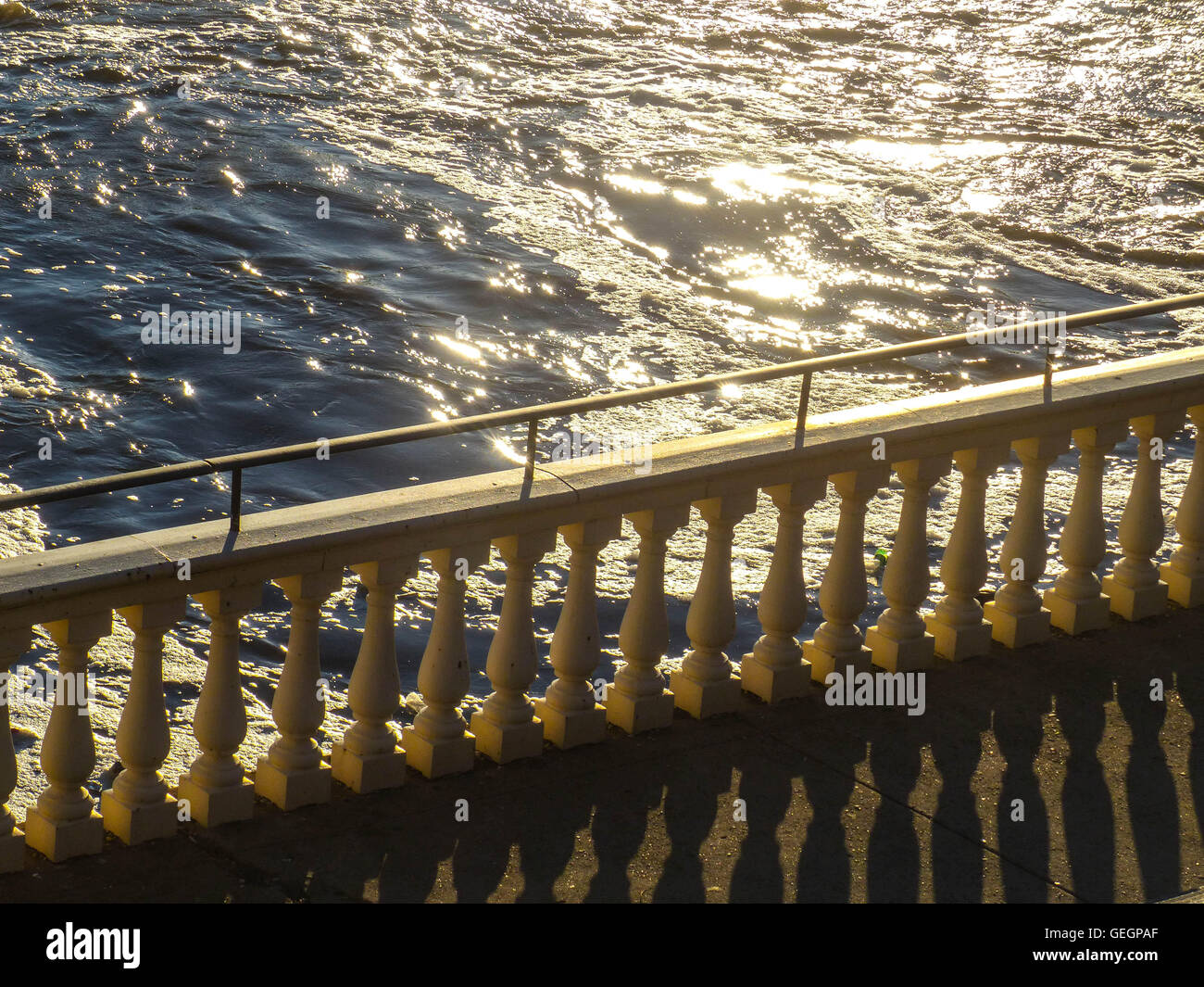 Schuylkill Wasserwerk River am Rand des Flusses Philadelphia, PA. Stockfoto