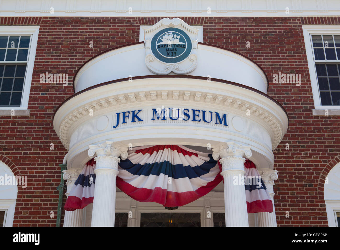 BOSTON, MASSACHUSETTS, USA - Juli 12,2016: The John F. Kennedy Hyannis Museum ist ein historisches Museum befindet sich auf Hauptstraße 397 H Stockfoto