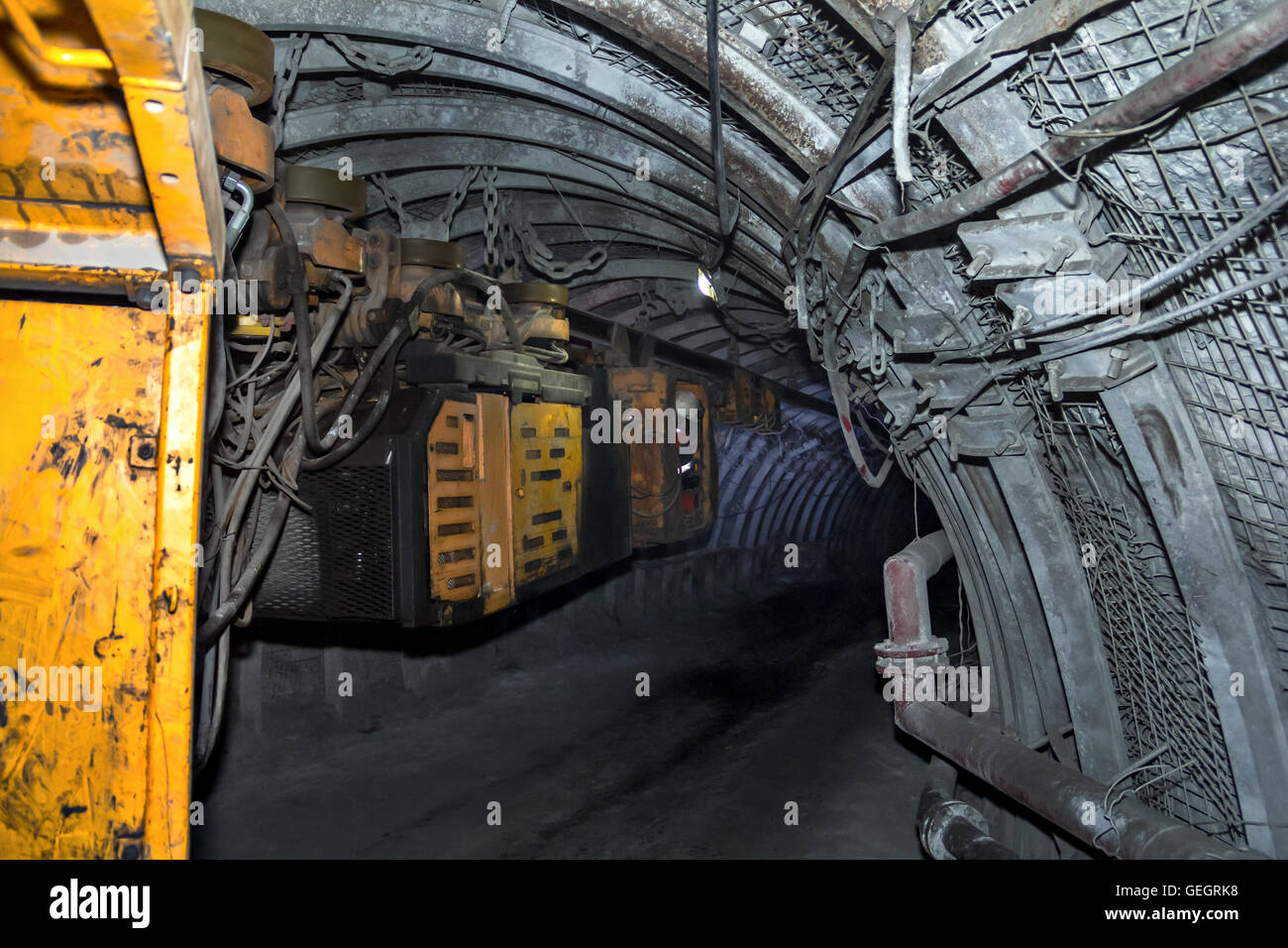 Moderne Kohlebergwerk u Stockfoto