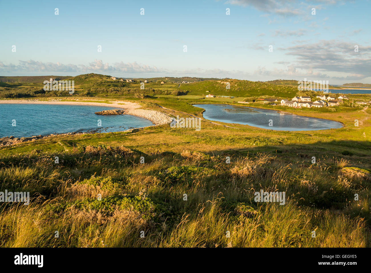 Hölle Bay Hotel, Bryher, Isles of Scilly Stockfoto