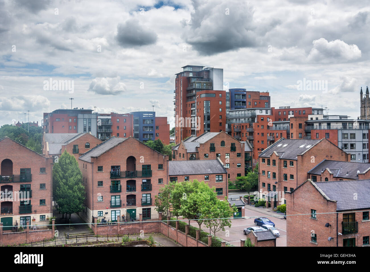 Urban Bilder Manchester City Centre Stockfoto