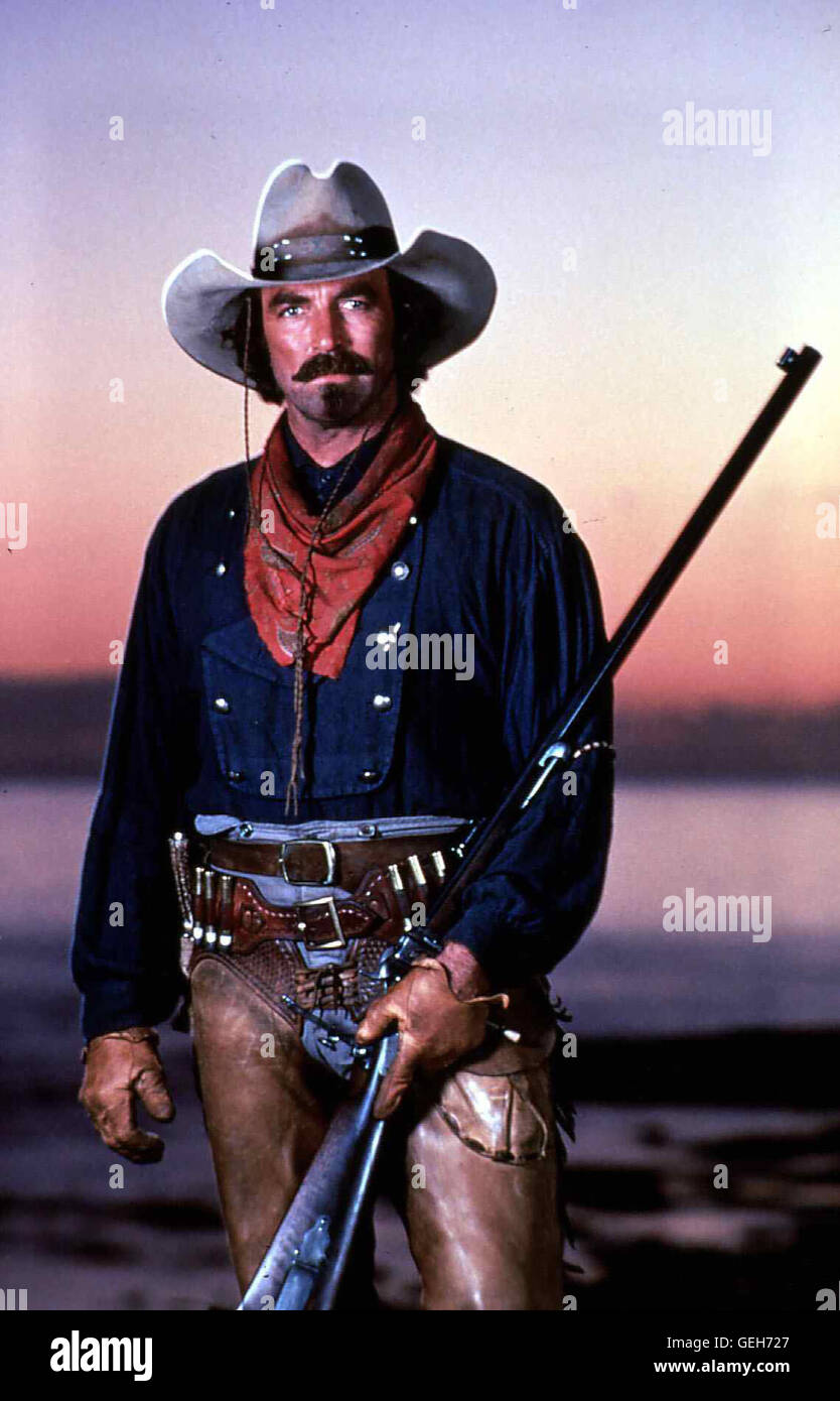 Matthew Quigley (Tom Selleck) *** lokalen Caption *** 1990, Quigley
